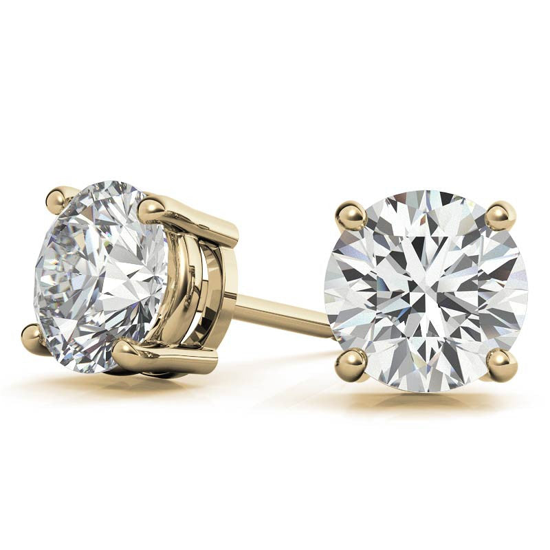 1.50 ctw Lab Grown Diamond Stud Earrings in 14k White Gold (G-VS)-5