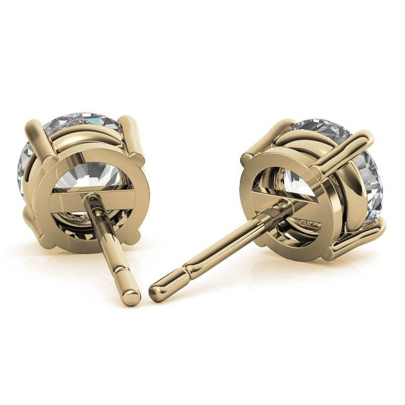 1.50 ctw Lab Grown Diamond Stud Earrings in 14k White Gold (G-VS)-3
