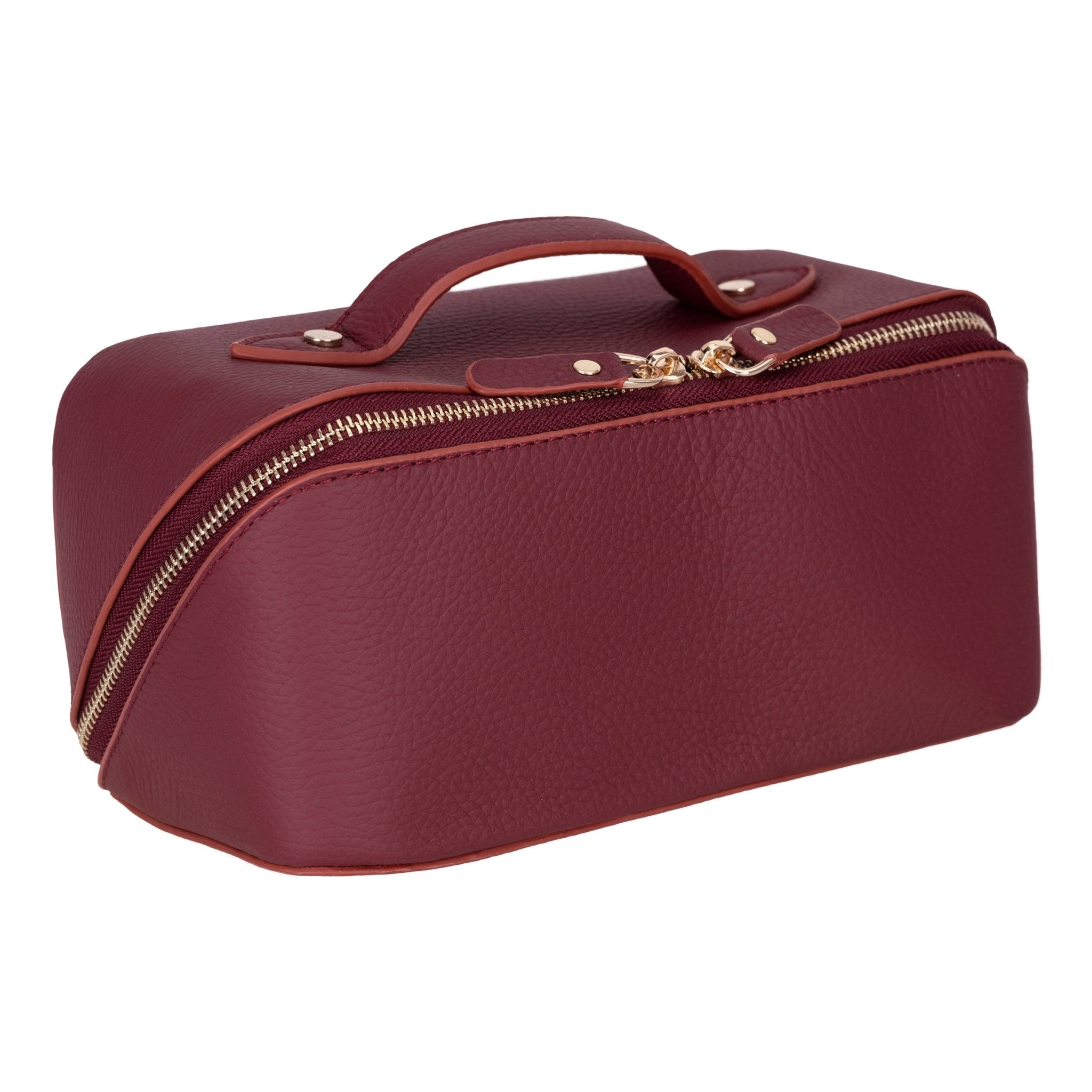 Haines Leather Cosmetic Bag – Stylish & Durable Makeup Bag for Travel-6